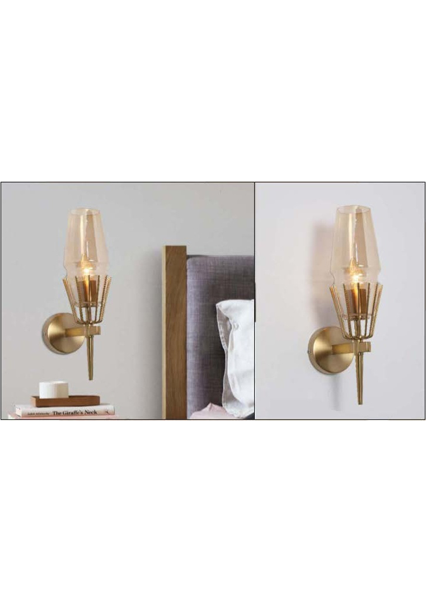 Beyond Lights - Brass Wall Sconce- GL